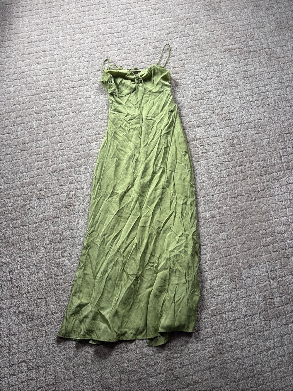 Princess Polly Green Slip Maxi Dress